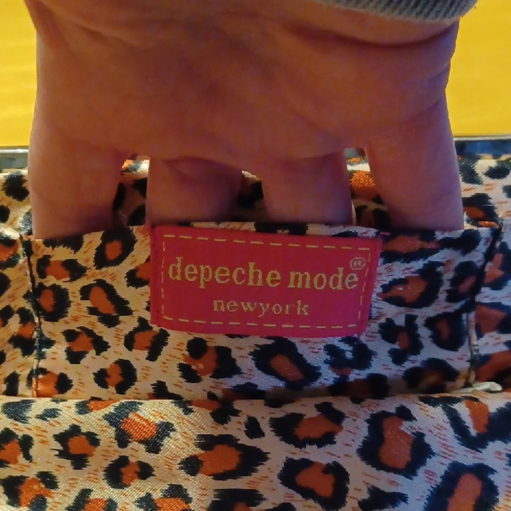 depeche mode Vinyl Black Quilted Clutch